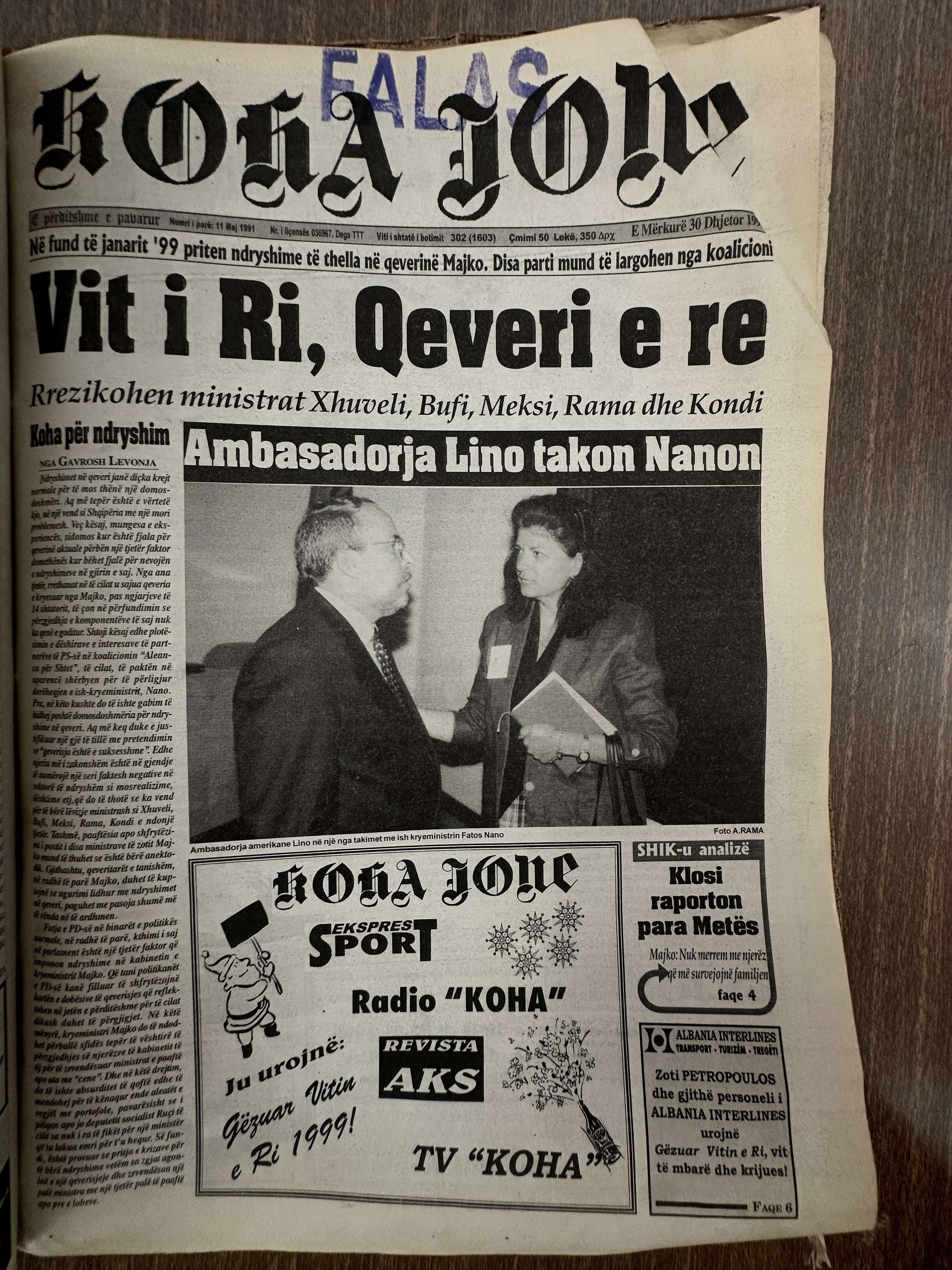 Koha Jonë 1991-05-14